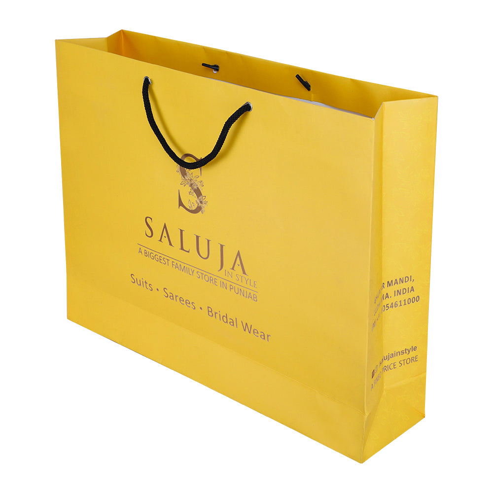 Custom Printed Paper Bags 17x13x5 Saluja