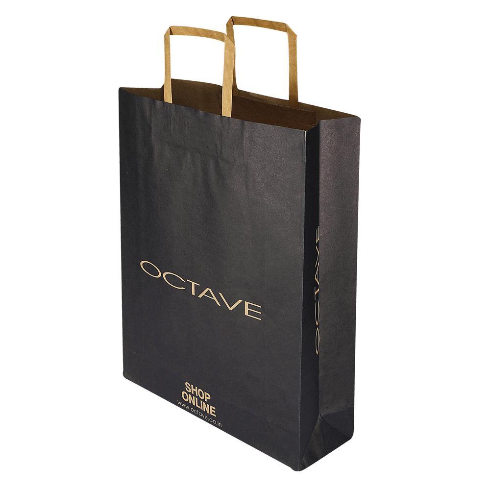 Kraft Paper Bag Manufacturers 12x16x4 Octave F/B - Main Image