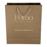 Kraft shopping bag - 12x16x4 - Paraa