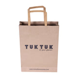 small brown paper bags with handles bulk