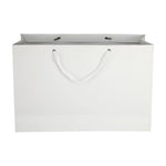 Sakshi - White - Plain - 17 x 13 x 4 - yessirbags.in