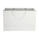 Sakshi - White - Plain - 17 x 13 x 4 - yessirbags.in