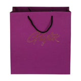 Glitter Laminated - Purple + Gold Leaf - yessirbags.in